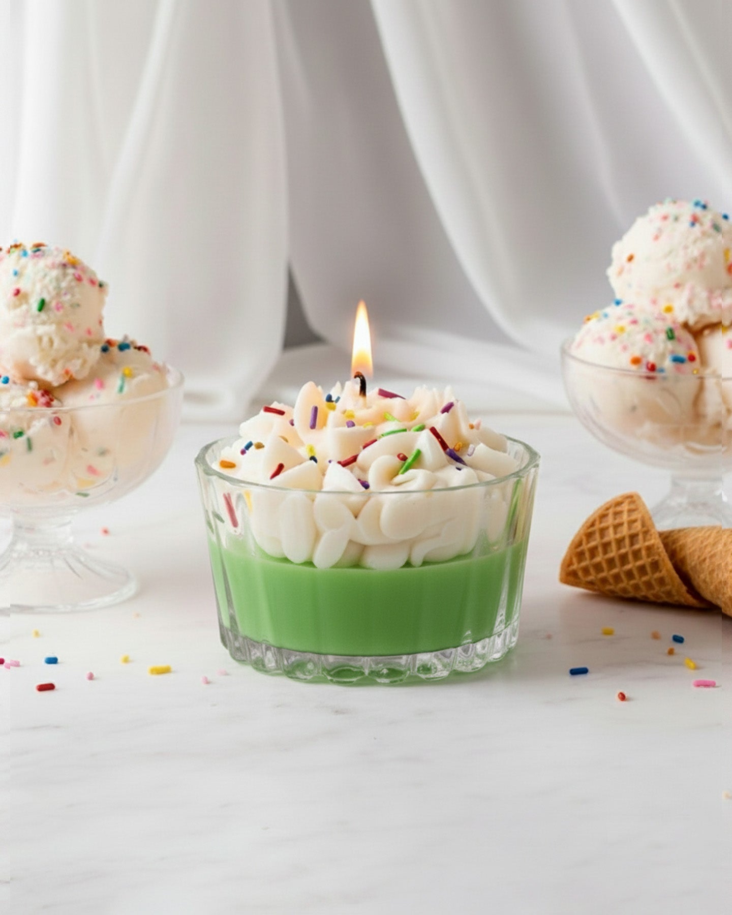 Pista Pop | Pistachio Cake Cakey Boul Candle