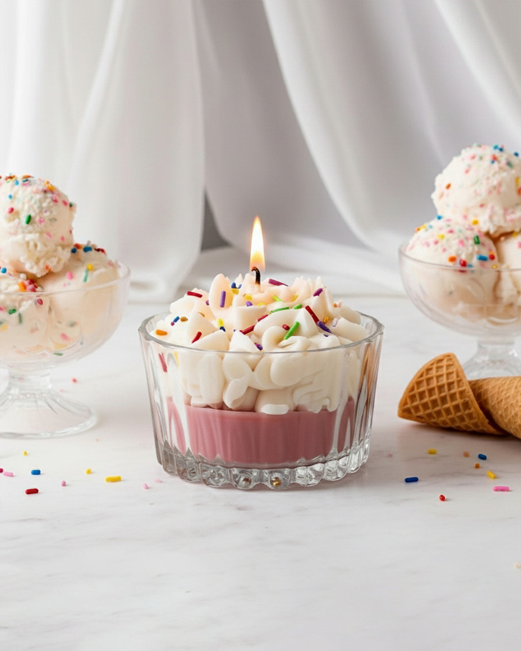 Strawberry Cake | Cakey Bowl Candle