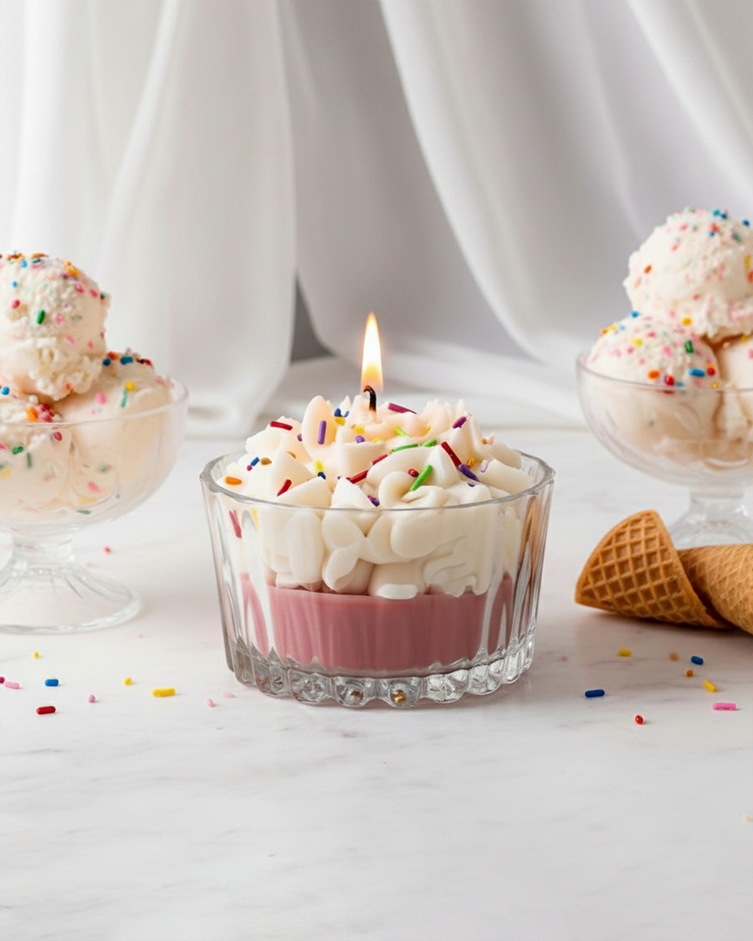 Strawberry Cake | Cakey Bowl Candle