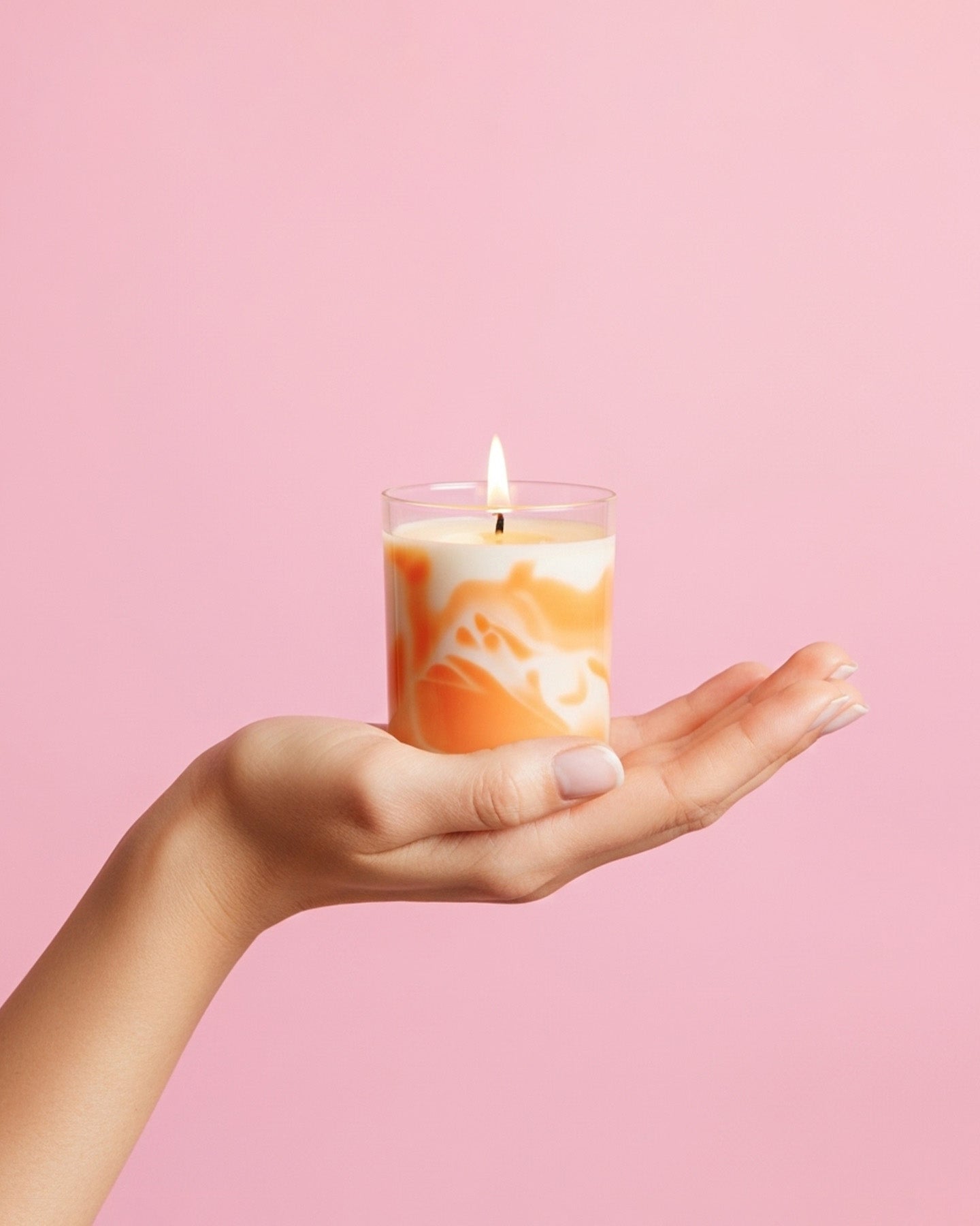 Peach Wave | Orange Classic Candle
