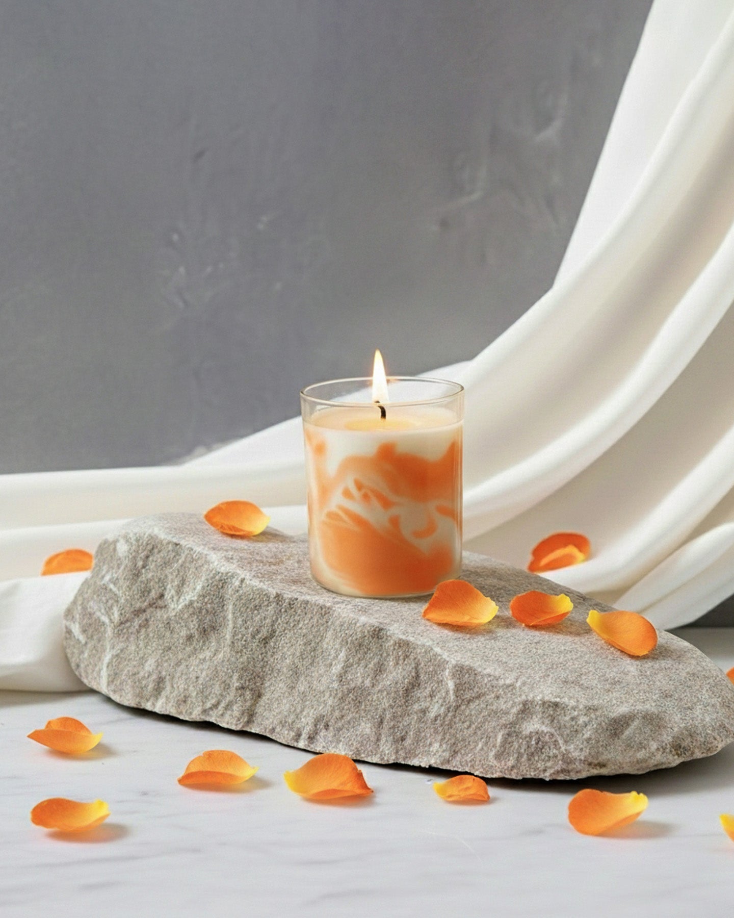 Peach Wave | Orange Classic Candle