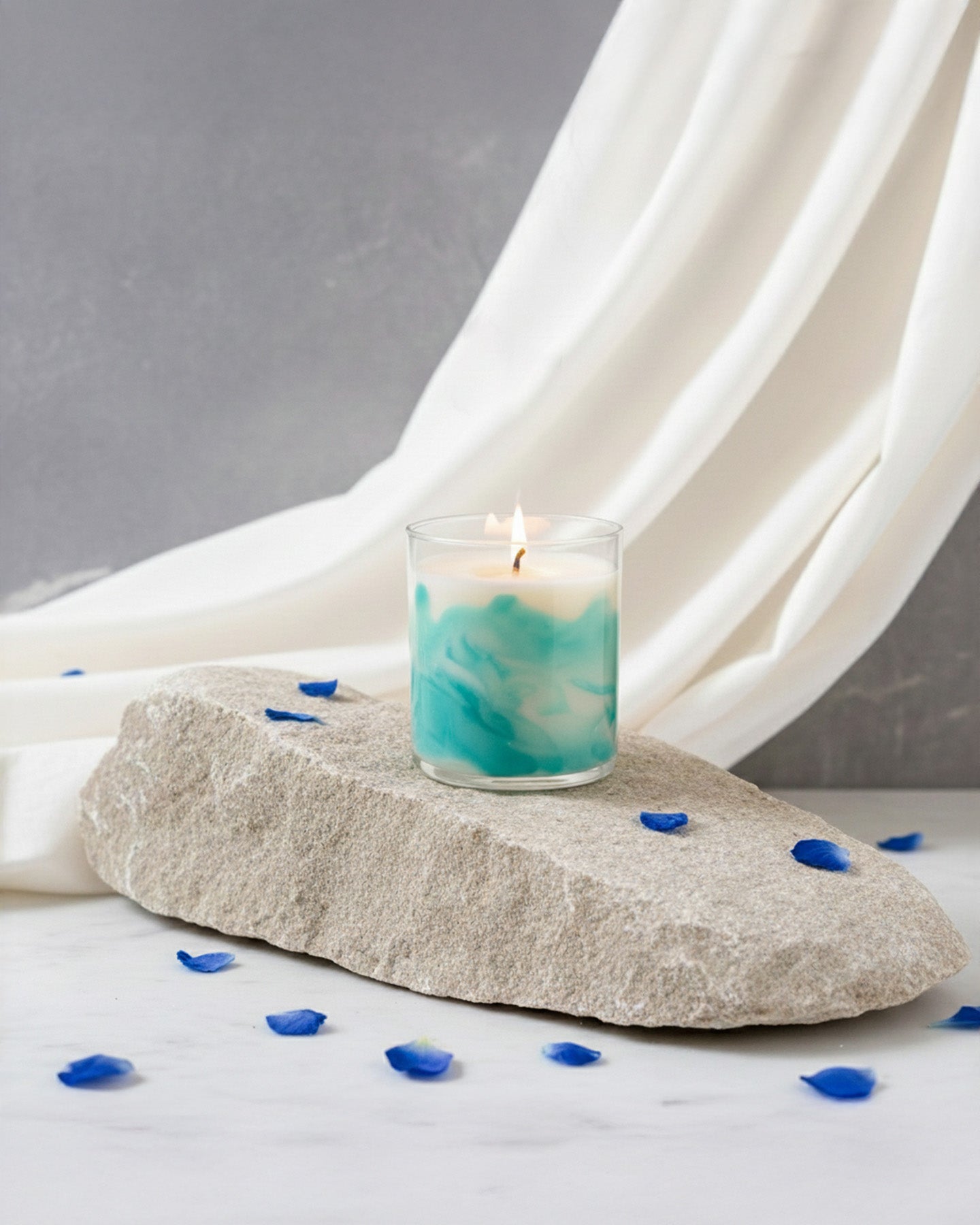 Azure Wave | Blue Classic Candle