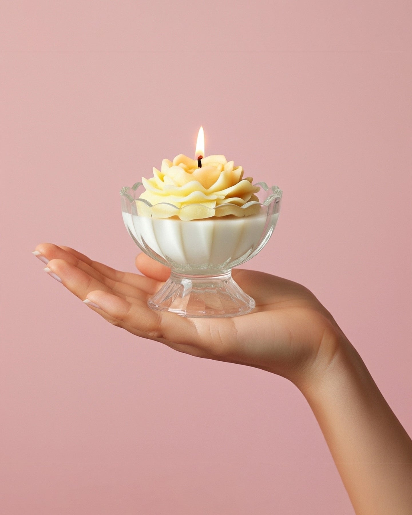 Sunny Marigold | Flower Pot Candle