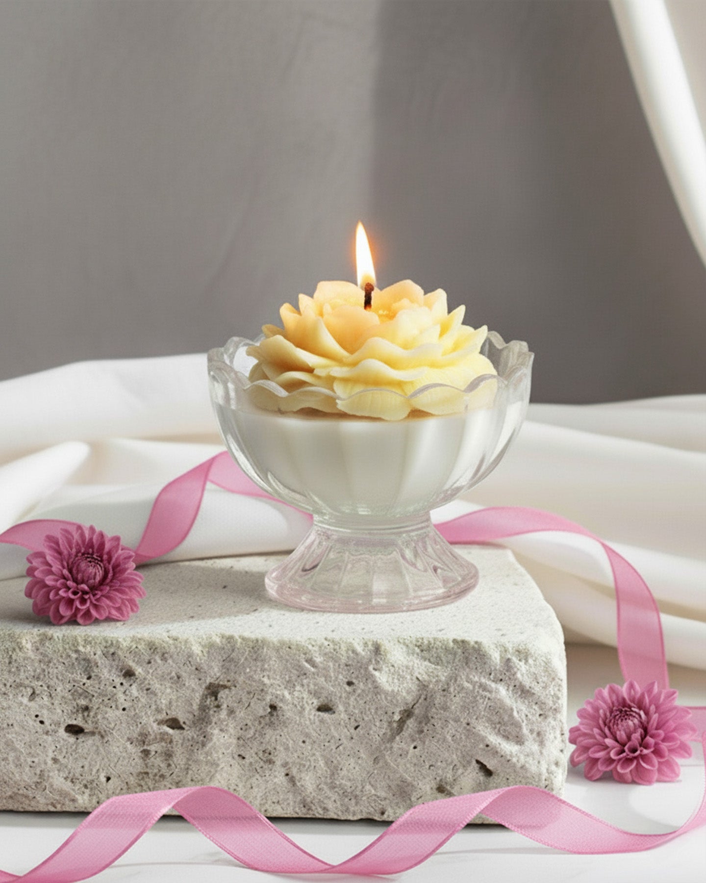 Sunny Marigold | Flower Pot Candle