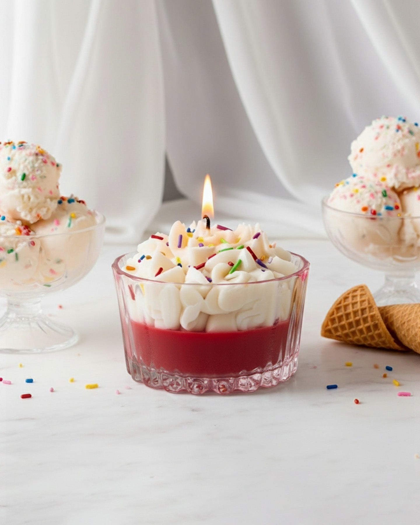 Velvet Frost | Red Velvet Cakey Boul Candle