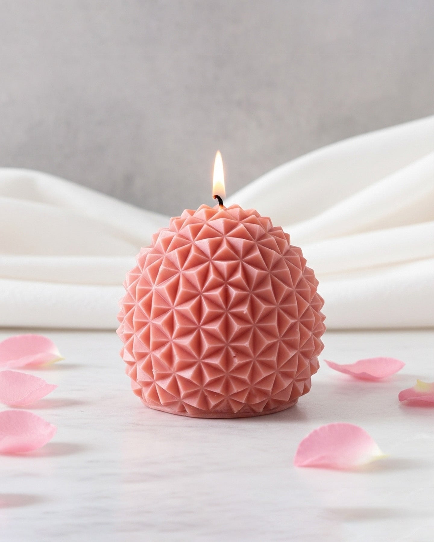 Blush Orb | Sculpted Soy Candle