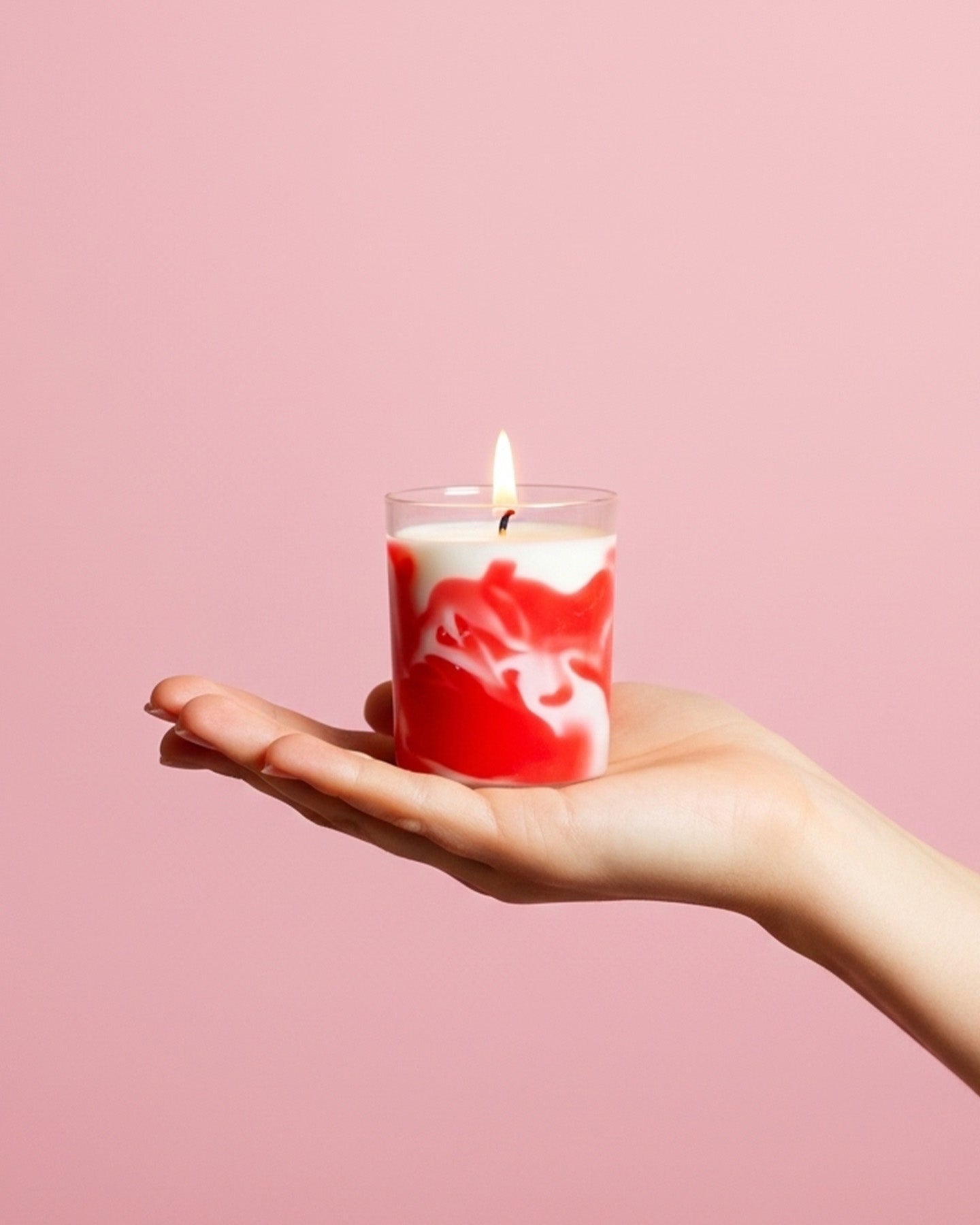 Ruby Wave | Red Classic Candle