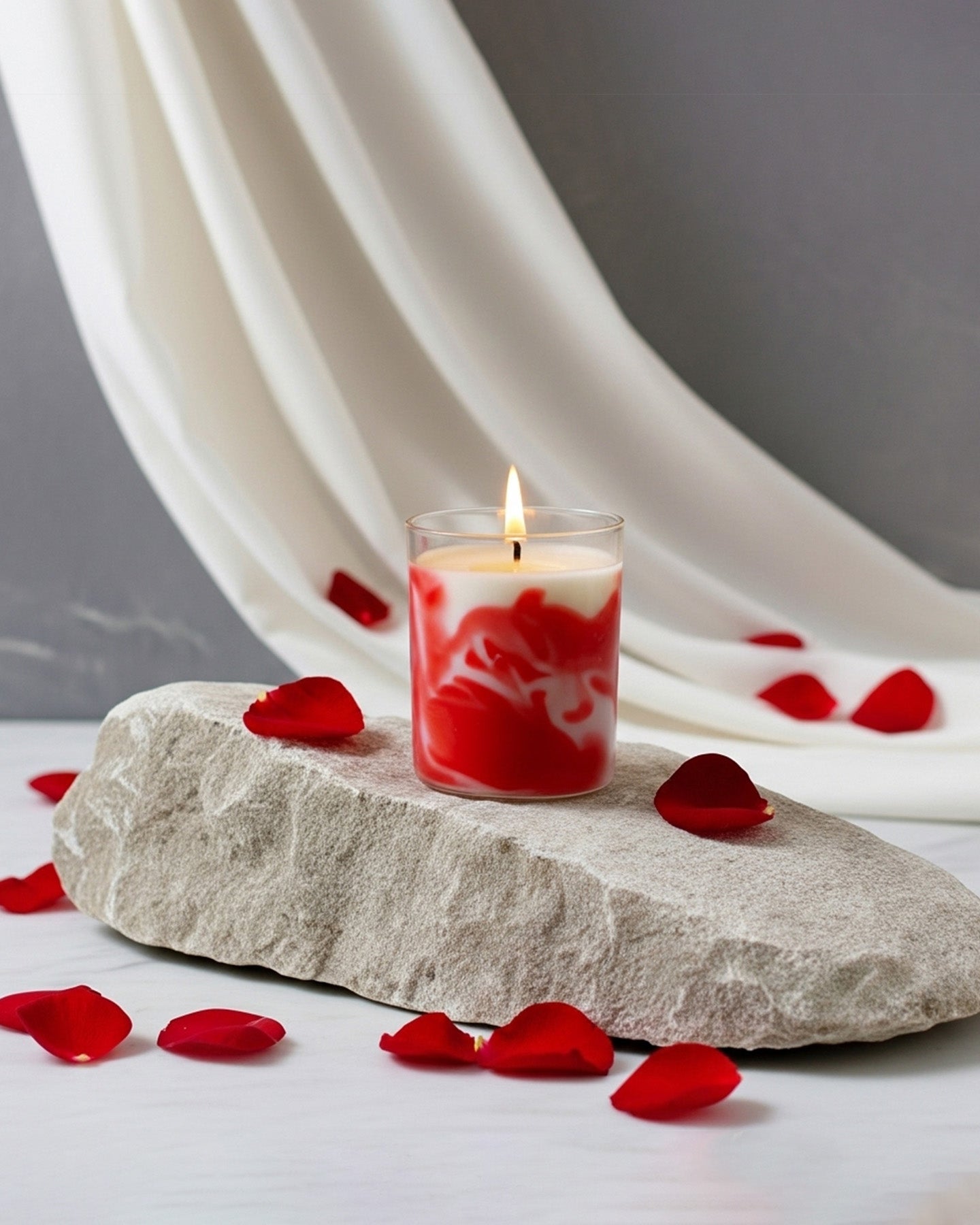 Ruby Wave | Red Classic Candle