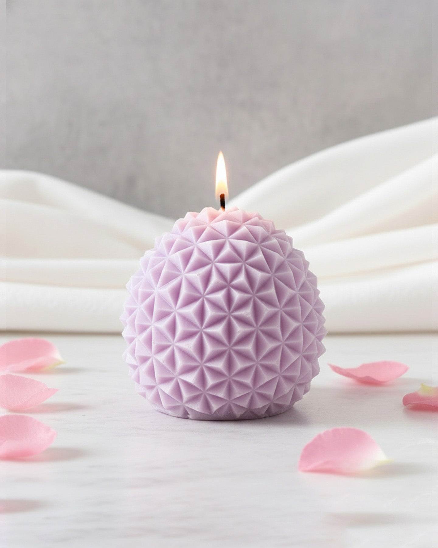Blush Orb | Sculpted Soy Candle